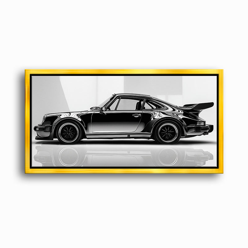 Porsche 911 Turbo Shadow Profile Wall Art
