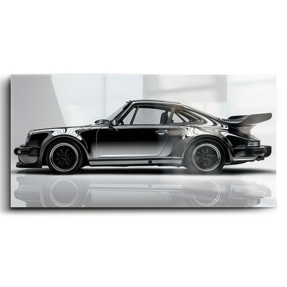Porsche 911 Turbo Shadow Profile Wall Art