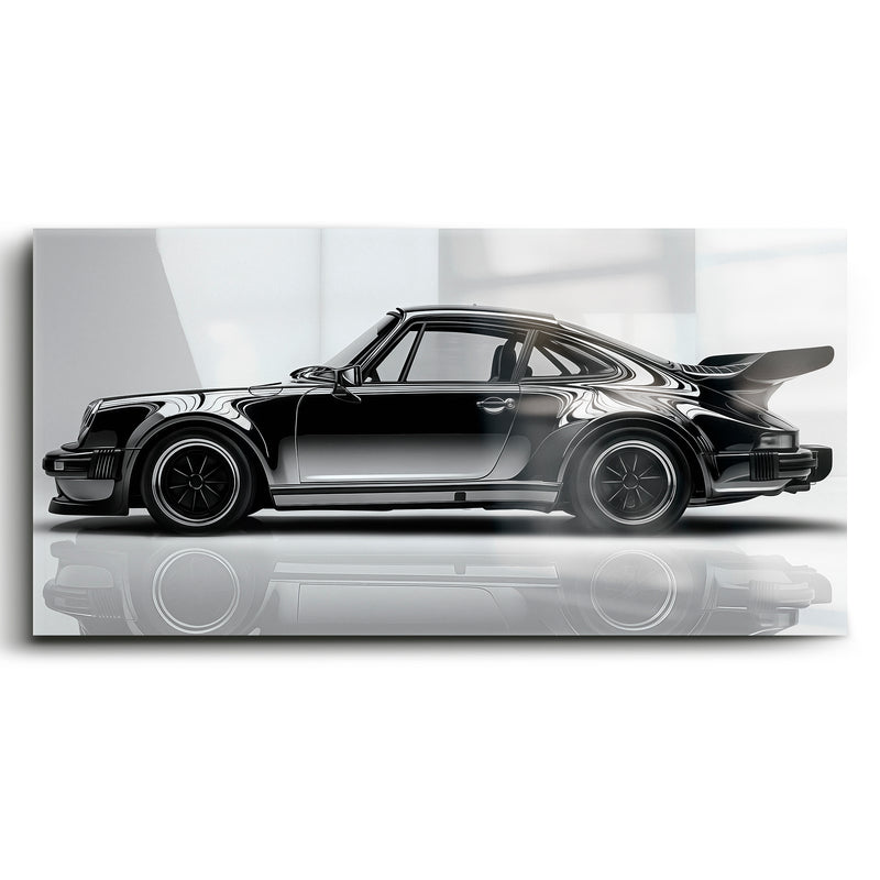 Porsche 911 Turbo Shadow Profile Wall Art