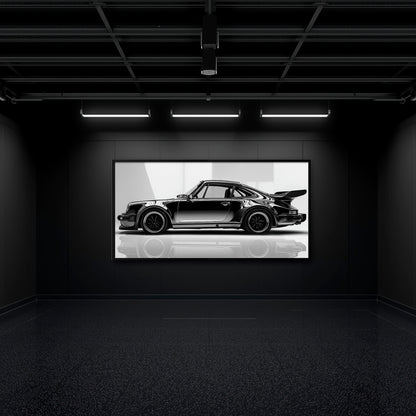 Porsche 911 Turbo Shadow Profile Wall Art