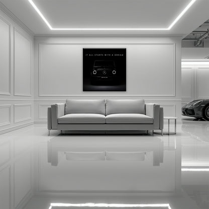 Black Mercedes G-Wagon Dream Signal Wall Art