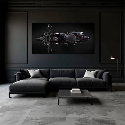 Ducati Monster 1200 R Dark Apex Wall Art