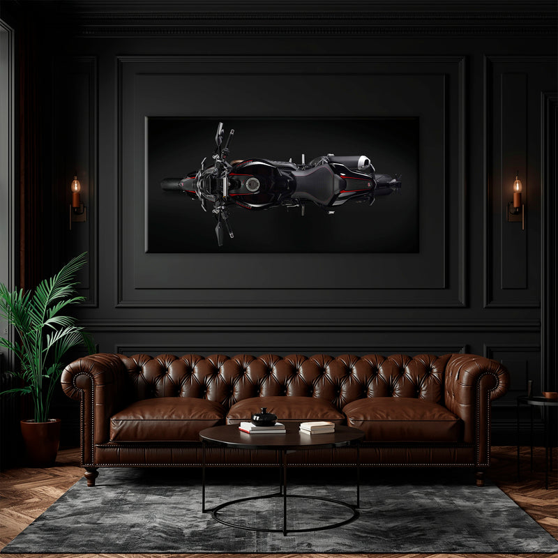 Ducati Monster 1200 R Dark Apex Wall Art