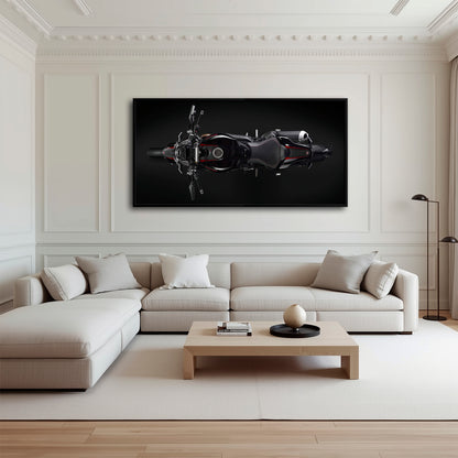 Ducati Monster 1200 R Dark Apex Wall Art