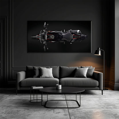 Ducati Monster 1200 R Dark Apex Wall Art