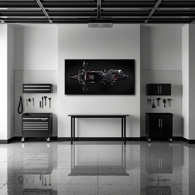 Ducati Monster 1200 R Dark Apex Wall Art