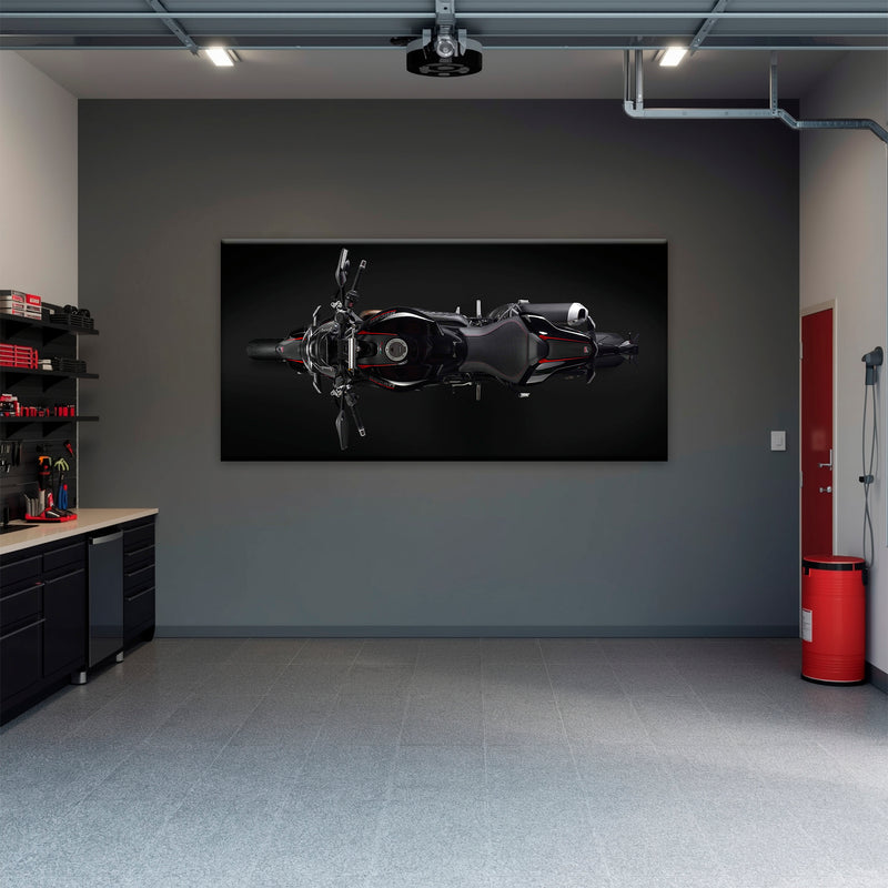 Ducati Monster 1200 R Dark Apex Wall Art