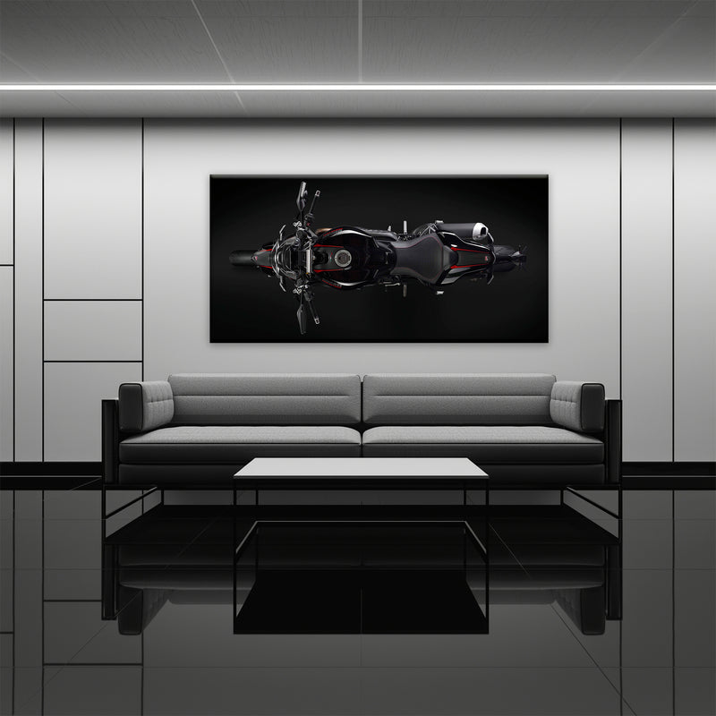 Ducati Monster 1200 R Dark Apex Wall Art