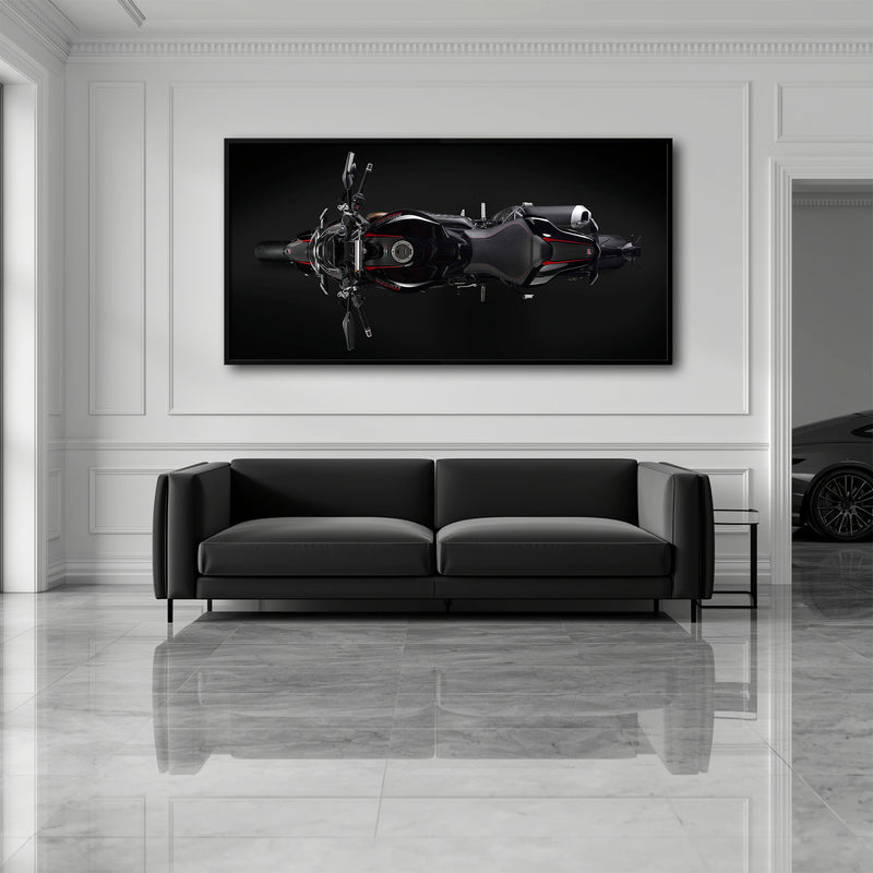 Ducati Monster 1200 R Dark Apex Wall Art