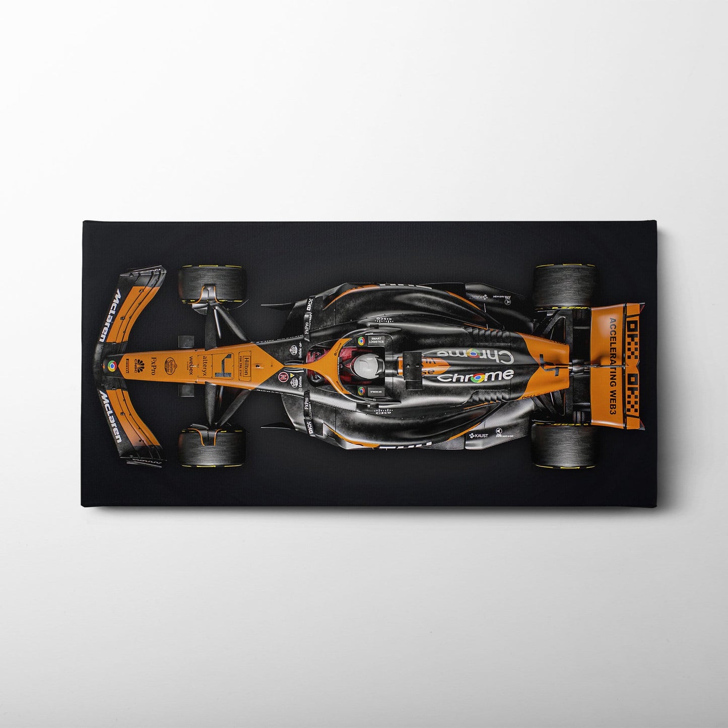 McLaren MCL38 F1 Canvas Wall Art