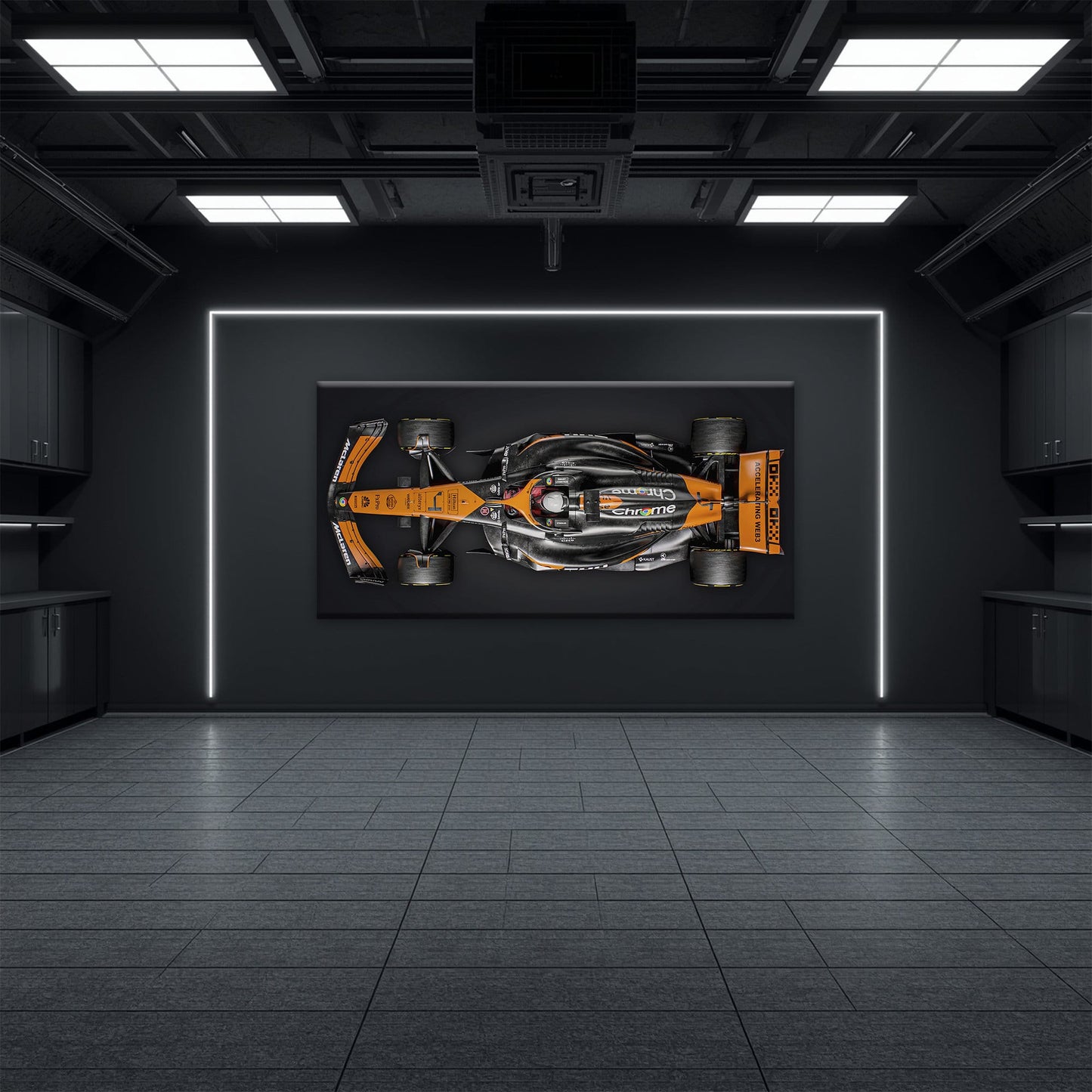 McLaren MCL38 F1 Canvas Wall Art