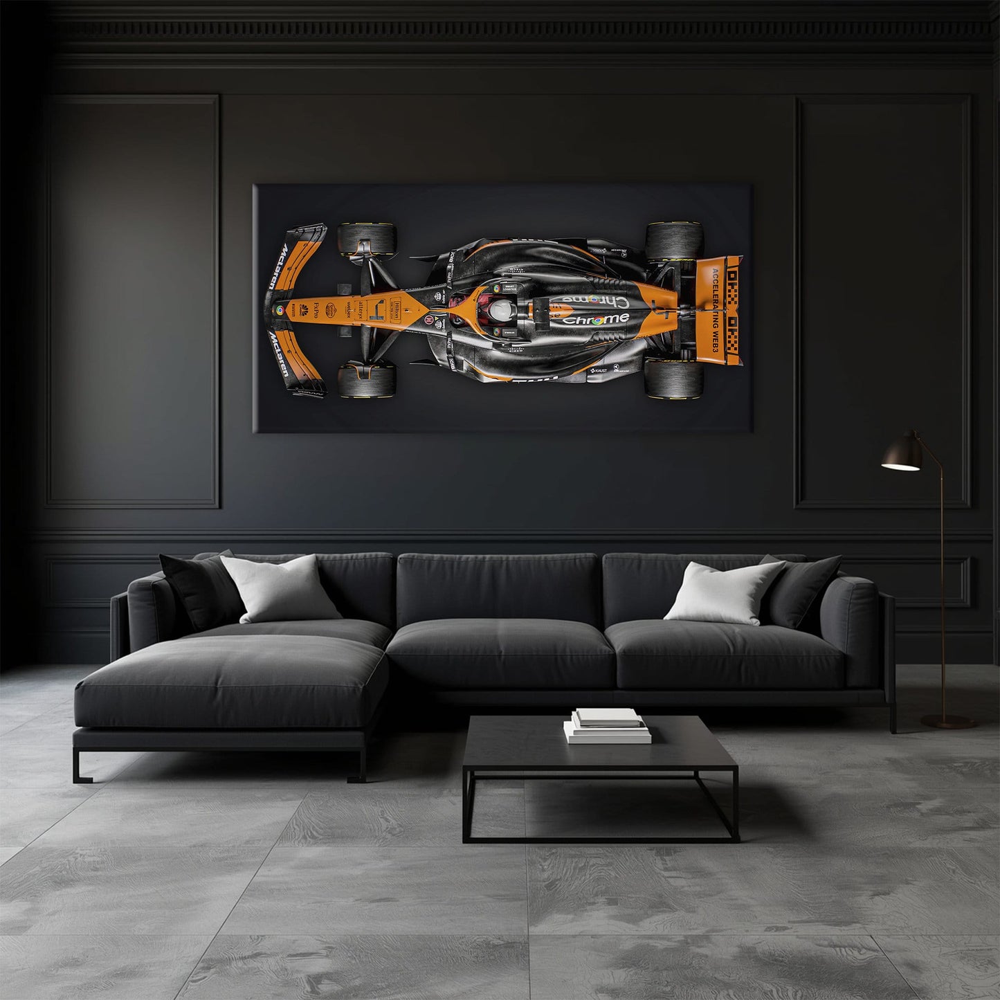 McLaren MCL38 F1 Canvas Wall Art