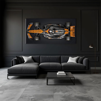 McLaren MCL38 F1 Canvas Wall Art