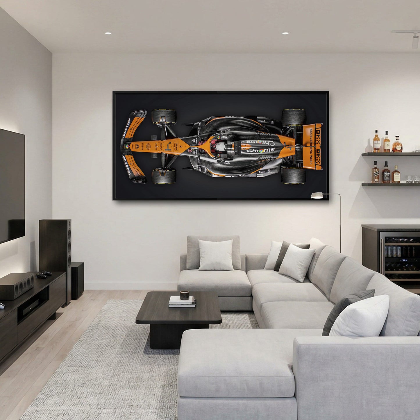 McLaren MCL38 F1 Canvas Wall Art