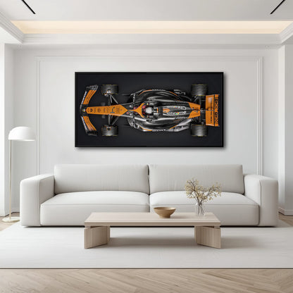 McLaren MCL38 F1 Canvas Wall Art