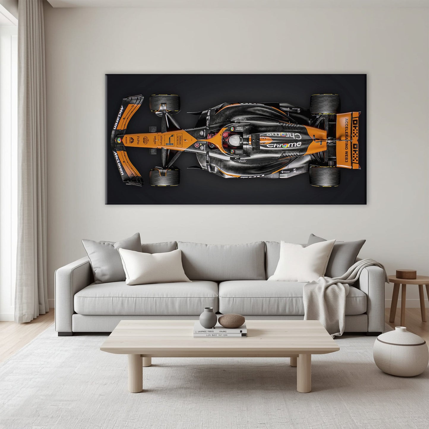 McLaren MCL38 F1 Canvas Wall Art
