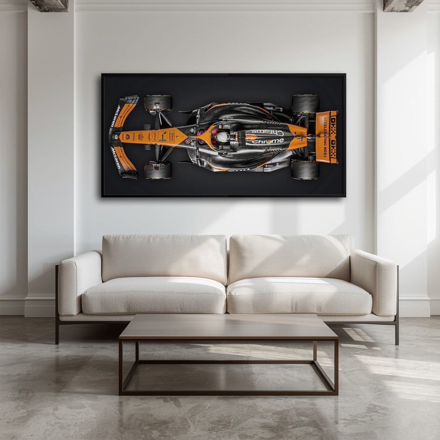 McLaren MCL38 F1 Canvas Wall Art