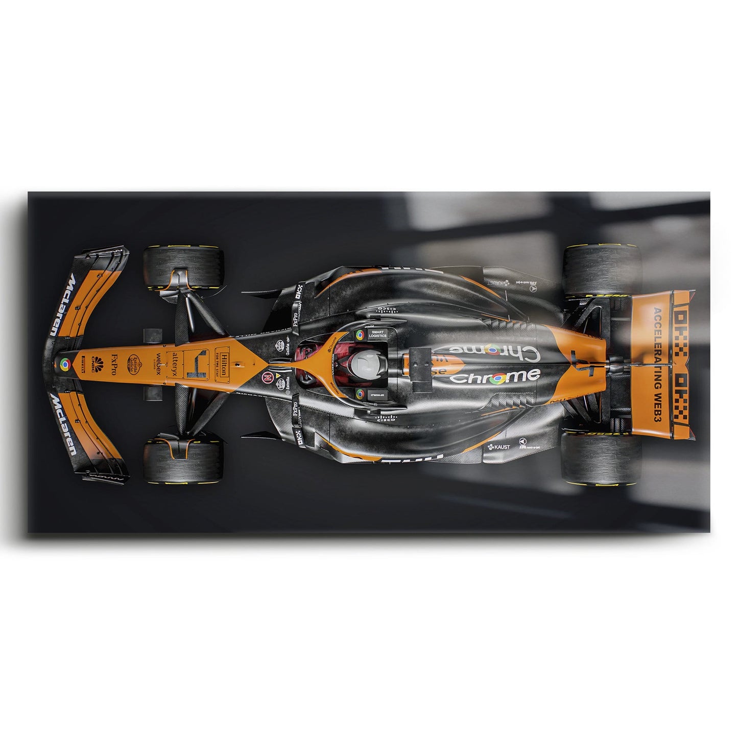 McLaren MCL38 F1 Canvas Wall Art