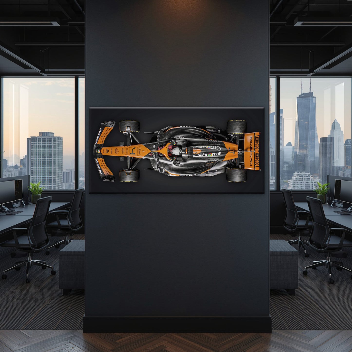 McLaren MCL38 F1 Canvas Wall Art
