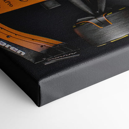 McLaren MCL38 F1 Canvas Wall Art