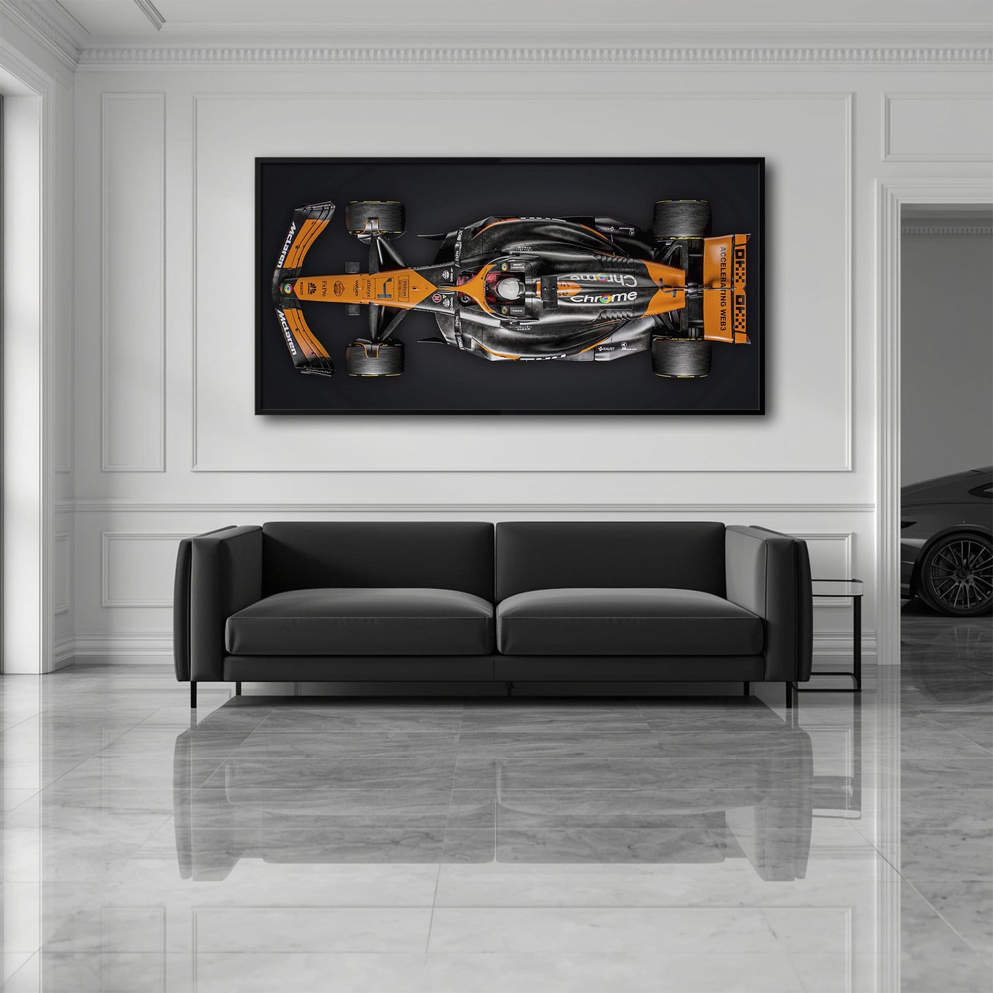 McLaren MCL38 F1 Canvas Wall Art