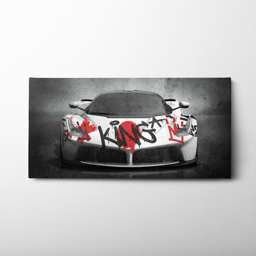 Ferrari LaFerrari Graffiti King Wall Art