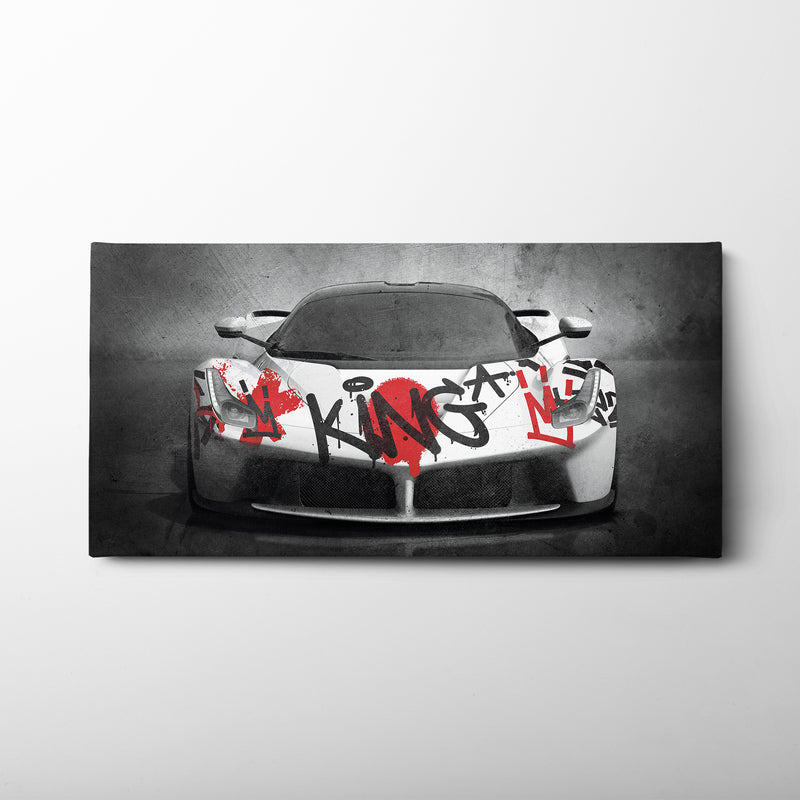 Ferrari LaFerrari Graffiti King Wall Art
