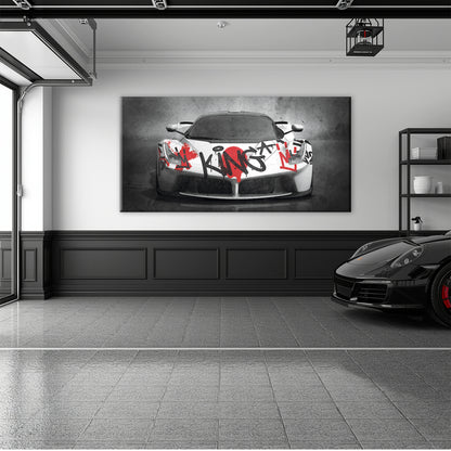 Ferrari LaFerrari Graffiti King Wall Art