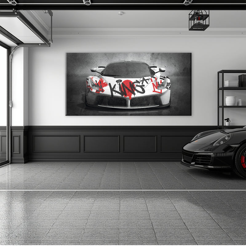 Ferrari LaFerrari Graffiti King Wall Art