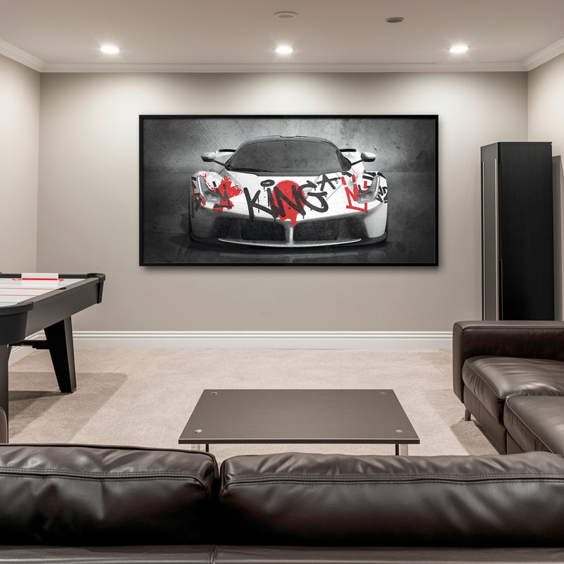 Ferrari LaFerrari Graffiti King Wall Art