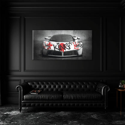 Ferrari LaFerrari Graffiti King Wall Art