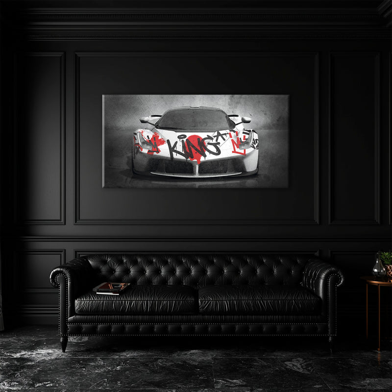 Ferrari LaFerrari Graffiti King Wall Art