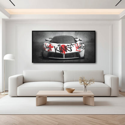 Ferrari LaFerrari Graffiti King Wall Art