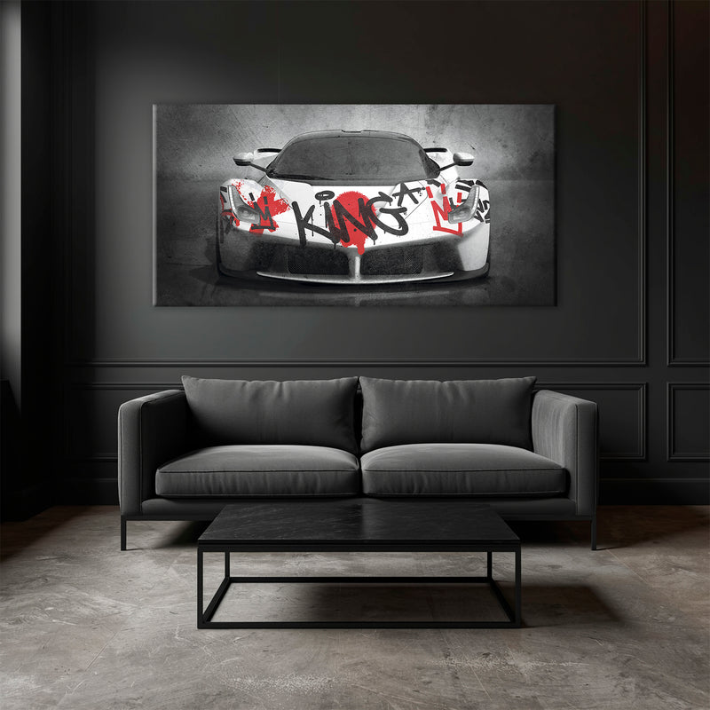 Ferrari LaFerrari Graffiti King Wall Art