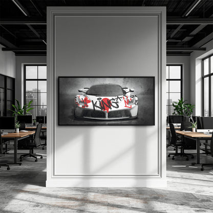 Ferrari LaFerrari Graffiti King Wall Art