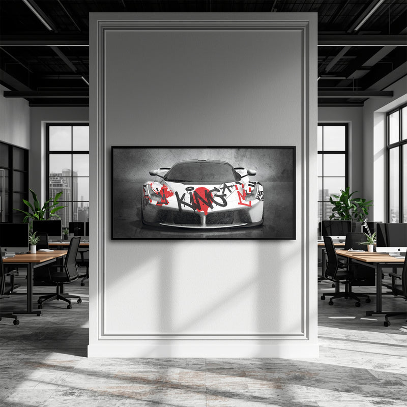 Ferrari LaFerrari Graffiti King Wall Art
