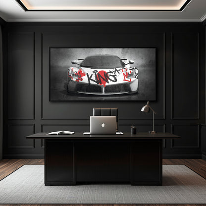 Ferrari LaFerrari Graffiti King Wall Art