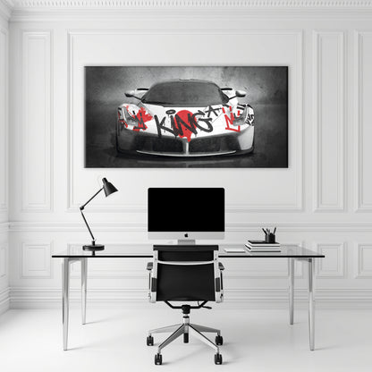 Ferrari LaFerrari Graffiti King Wall Art