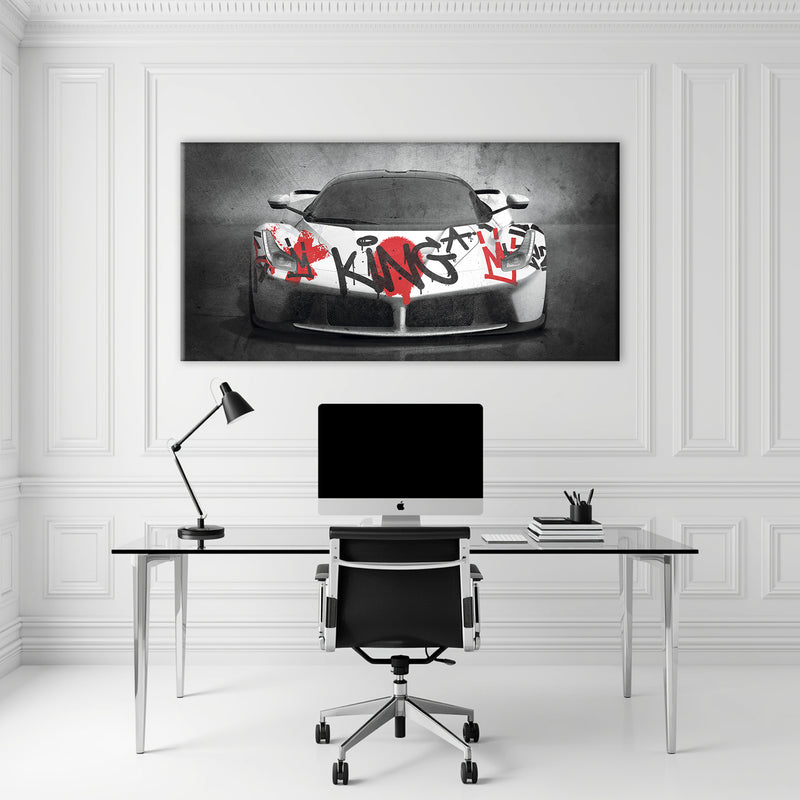 Ferrari LaFerrari Graffiti King Wall Art
