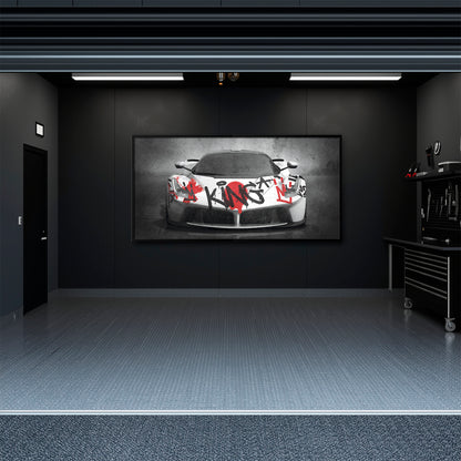 Ferrari LaFerrari Graffiti King Wall Art