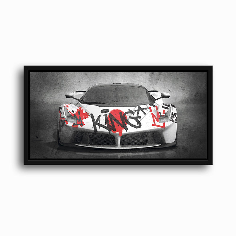 Ferrari LaFerrari Graffiti King Wall Art