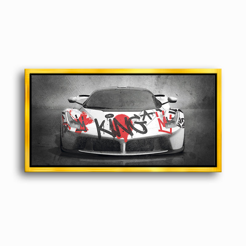 Ferrari LaFerrari Graffiti King Wall Art