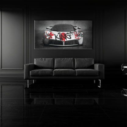 Ferrari LaFerrari Graffiti King Wall Art