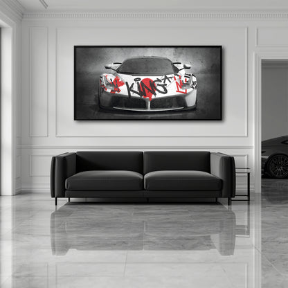 Ferrari LaFerrari Graffiti King Wall Art