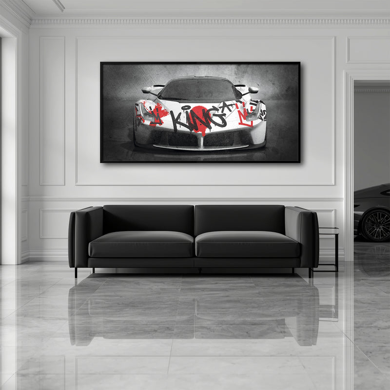 Ferrari LaFerrari Graffiti King Wall Art