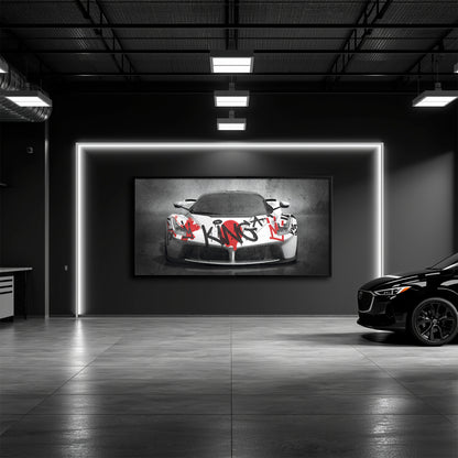 Ferrari LaFerrari Graffiti King Wall Art