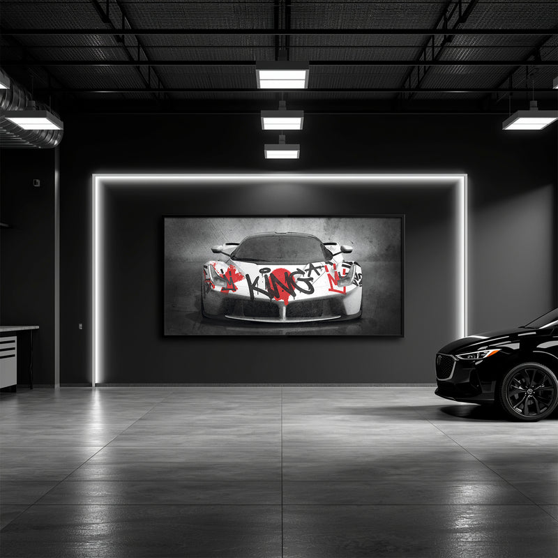 Ferrari LaFerrari Graffiti King Wall Art