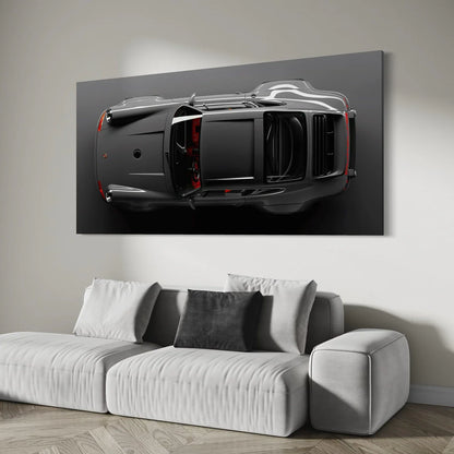 Mercedes Benz Speed Dynasty – Vintage Race Car Canvas Wall Art