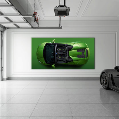 Lamborghini Huracán Spyder Green Wall Art