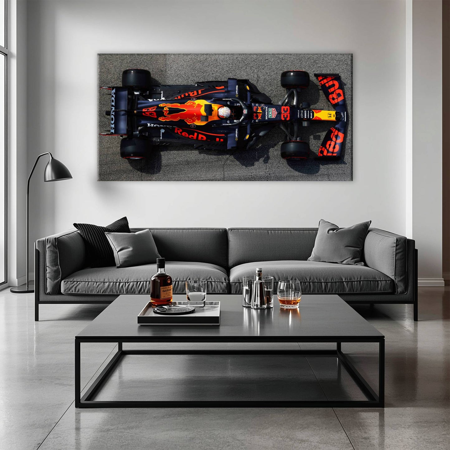Red Bull Racing Honda RB16B No. 33 Max Verstappen Canvas Wall Art